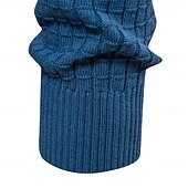preiswerte Herrenpullover-100% Baumwolle Herren Pullover einfarbig Oansatz hochwertige Mesh Pullover männlich neue Winter Herbst Basic Pullover für Männer