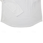 Homme T-shirt Chemise à Manches Longues manche longue Col ras du cou Printemps & Automne Uni Mode Designer Basique Classique Vacances Rue Sortir Noir Blanche bleu marine T-shirt haut de gamme pour abordables t-shirts de base-Homme T-shirt Chemise à Manches Longues manche longue Col ras du cou Printemps & Automne Uni Mode Designer Basique Classique Vacances Rue Sortir Noir Blanche bleu marine T-shirt haut de gamme pour