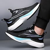 cheap Men&#039;s Sneakers-Men&#039;s Lightweight Breathable White Running Sneakers – Cushioning Athletic Shoes for Outdoor Sports and Fitness