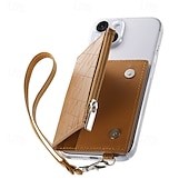 cheap Universal Phone Bags-Cell Phone Card Holder Pocket With Magsafe For iPhone 16 15 14 13 12 Pro Max Ring Holder Magnetic Drop Protection