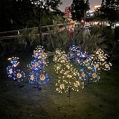 halpa ulkona olevat jouluvalot-Aurinko Ilotulituksia Valo 3in1 Aurinko Maahan Upotettu Voikukan Valoketju Ulkona Kestävä Koristevalaisin 1/2kpl