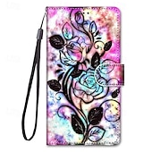 tanie Etui do iPhone&#039;ów-telefon Kılıf Na iPhone 11 Pro Max Osłona tylna Z podpórką z paskiem na nadgarstek Gniazdo karty Retro TPU Skóra PU