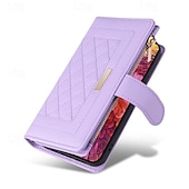 levne Pouzdra pro Samsung-telefon Carcasă Pro S24 S23 S22 S21 Ultra Plus S24 FE S21 FE A55 A35 A25 A15 5G A54 A34 A14 A73 A53 A33 A23 A13 S25 Ultra Zadní kryt se stojánkem Zip s Lanyardem Retro TPU PU kůže