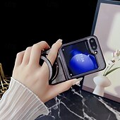 Недорогие Чехлы для Samsung-телефон Кейс для Назначение Z-сгиб 6 Z Flip 5 Z Flip 4 Z Flip 3 Кейс на заднюю панель со стендом Блеск Блеск Блестящий Защита от удара Ретро ТПУ Покрытие
