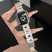 お買い得  Apple Watch Bands-Solo Loop と互換性があります Apple Watch ウォッチバンド 38mm 40mm 41mm 42mm 44mm 45mm 49mm 女性 グリッター素材 ブリンブリンダイヤモンド 合金 交換用時計バンド のために iwatch Ultra 2 Series 9 8 7 SE 6 5 4 3 2 1