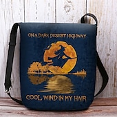 olcso Keresztpántos táskák-női halloween boszorkány mintás crossbody táska - kísérteties témájú válltáska halloween szerelmeseinek