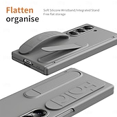levne Pouzdra pro Samsung-Pouzdro na telefon pro Samsung Galaxy Z Fold 6 Z Fold 5 Z Fold 4 Z Fold 3 Zadní kryt s držákem s ochranou obrazovky plně ochranné retro Armor PC silikonové