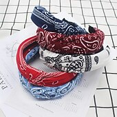 economico Accessori per acconciature-confezione da 6 fasce per capelli vintage da donna, fasce per capelli con nodo elastico da donna, fasce larghe con denti, turbante in tessuto intrecciato, set di fasce lavorate a maglia per donne e