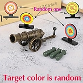 ieftine Jucării Novelty-1 mini replică de tun care se poate arde - miniaturi - model de armă militară detaliat pentru decorarea mesei și distracție sportivă de împușcare pentru copii și adulți - cadou unic de colecție și