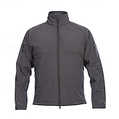 preiswerte Fleece &amp; 3 in 1 Jacken-Herren Outdoorjacke Soft Shell Jacke Wanderjacke Winter Draussen Patchwork warm Fleece-Futter Wasserdicht Windundurchlässig Vliesjacken Warme taktische Jacke Voller Reißverschluss Klettern Camping