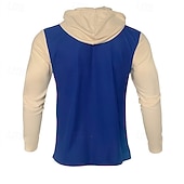 tanie podstawowe dresy-Męskie Bluza z Kapturem Dres Bluza Czarny Biały Królewski błękit Khaki Ciemnoszary Kaptur Pasek 2-częściowa Sport i turystyka Codzienny Święto Moda miejska Podstawowy Codzienny Wiosna i jesień Odzież