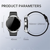 billige Smartklokker-bk03 smartwatch puls bluetooth ringe stemmeassistent trinntelling bluetooth musikk trinntelling sportsklokke