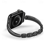 olcso Apple óraszíjak-Solo Loop Kompatibilis valamivel Apple Watch óraszíj 38mm 40mm 41mm 42mm 44mm 45mm 49mm Női Fém kapocs ötvözet Csere óraszíj mert iwatch Ultra 2 Series 9 8 7 SE 6 5 4 3 2 1
