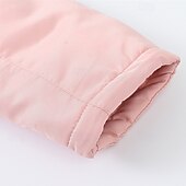 παιδικό πουπουλένιο μπουφάν για κορίτσια απλό streetwear τσέπης διακοπών βαμβακερό παλτό πανωφόρι 4-12 ετών φθινοπωρινό μαύρο ροζ σκονισμένο τριαντάφυλλο Χαμηλού Κόστους Μπουφάν κοριτσιών με πούπουλα και παρκά-παιδικό πουπουλένιο μπουφάν για κορίτσια απλό streetwear τσέπης διακοπών βαμβακερό παλτό πανωφόρι 4-12 ετών φθινοπωρινό μαύρο ροζ σκονισμένο τριαντάφυλλο