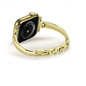 olcso Apple óraszíjak-Solo Loop Kompatibilis valamivel Apple Watch óraszíj 38mm 40mm 41mm 42mm 44mm 45mm 49mm Női Fém kapocs ötvözet Csere óraszíj mert iwatch Ultra 2 Series 9 8 7 SE 6 5 4 3 2 1