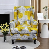 economico COPERTURA PRODURA E COPERCHIO SENZA ARGINE-fodera per poltrona con schienale alto floreale, elegante ed elastica, protezione per mobili resistente, perfetta per aggiungere un tocco di eleganza all&#039;arredamento della tua casa