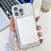 Χαμηλού Κόστους iPhone Θήκες-τηλέφωνο tok Για iPhone 16 Pro Max Plus iPhone 16 Pro Max iPhone 15 iPhone 15 Pro Max iPhone 14 Pro Max Πίσω Κάλυμμα Μαγνητική Υποστήριξη ασύρματης φόρτισης με λουράκι καρπού Ρετρό Επιμετάλλωση