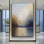 preiswerte Landschaftsgemälde-handgefertigtes ÖlgemäldeMaterialWandkunstdekorationStil VerkaufsargumenteInhaltsthemaFür die InneneinrichtungGerolltes rahmenloses, unbetontes Gemälde