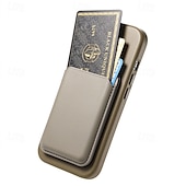 levne Pouzdra pro iPhone-telefon Carcasă Pro iPhone 16 Pro Max Plus iPhone 15 Pro Max Plus iPhone 14 Pro Max iPhone 14 Pro Max Plus iPhone 13 Pro Max Zadní kryt se stojánkem Magnetické Slot pro kartu Retro TPU PC PU kůže
