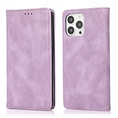 economico Cover per iPhone-telefono Custodia Per iPhone 16 Pro Max Plus iPhone 15 Pro Max Plus iPhone 14 13 12 11 Pro Max Plus Mini SE Per retro Con supporto A calamita Slot per schede Retrò TPU pelle sintetica