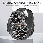 levne Pásky na hodinky Samsung-2 ks Pásek hodinek pro Samsung Galaxy Watch 7/6/5/4  40/44mm, Watch 5 Pro 45mm, Watch 6 Classic 43/47mm, Watch 4 Classic 42/46mm Sledujte Ultra Nerez Výměna, nahrazení Popruh s nástrojem pro