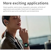 abordables Pulseras inteligentes-696 DA09 Reloj inteligente 1.43 pulgada Pulsera inteligente Bluetooth Podómetro Recordatorio de Llamadas Seguimiento del Sueño Compatible con Android iOS Mujer Hombre Llamadas con Manos Libres