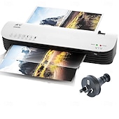 お買い得  事務用品-ラミネーターマシン 4 in 1 サーマルラミネーター クイックウォームアップ ペーパートリマー 最大幅 9 インチ