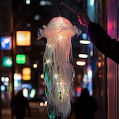 economico Luci decorative-lanterna decorativa con lampada a medusa colorata lanterna decorativa moderna con design a medusa per feste per bambini i migliori regali per ragazze