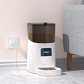 levne Misky a krmítka pro psy-Psi Kočky Domácí mazlíčci Automatický podavač / Mísa na krmení ABS + PC Skládací Snadná instalace Splittable Jednobarevné Bílá Mísy a krmení Domů Denní