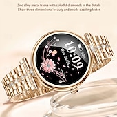 cheap Smart Wristbands-696 AK73 Smart Watch 1.28 inch Smart Band Fitness Bracelet Bluetooth Pedometer Call Reminder Sleep Tracker Compatible with Android iOS Women Hands-Free Calls Message Reminder IPX-0 40mm Watch Case