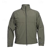 preiswerte Fleece &amp; 3 in 1 Jacken-Herren Outdoorjacke Soft Shell Jacke Wanderjacke Winter Draussen Patchwork warm Fleece-Futter Wasserdicht Windundurchlässig Vliesjacken Warme taktische Jacke Voller Reißverschluss Klettern Camping