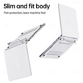 abordables Sacs, sacs à dos pour PC portables-Étui de protection rigide en polycarbonate de couleur unie avec support pliable pour ordinateur portable MacBook Pro 13 avec M1/M2/Touch ID (A2338/A2289/A2251/A2159/A1706/A1708/A1989)
