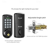cheap Door Locks-Password Lock Fully Automatic Electronic Lock Left and Right Wooden Door Lock Smart Door Lock
