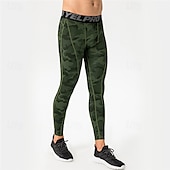 billiga Löparbyxor och tights för män-Herr Damasker Löparbyxor Kompressionsbyxor Träningsbyxor Ficka Elastiskt midjeband Hög midja Trikåer Utomhus Sport &amp; Utomhus Sport Höst Snabb tork Lättvikt Mjuk Maraton Löpning Träna Skräddarsydd