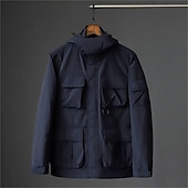 baratos Casacos Leves, Polares &amp; Caminhada-Homens Jaqueta Softshell Jaqueta de Trilha Ao ar livre A Prova de Vento Impermeável Jaqueta leve Jaqueta corta-vento Viajar Preto Verde Tropa Azul Marinho Cáqui