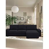 economico Copridivano-Copridivano per divano da 3 e 4 posti in cotone al 100% con braccioli di colore uniforme foderine in cotone trapuntato
