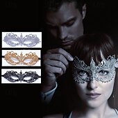 cheap Mask-Fifty Shades Of Grey Greek Goddess Carnival Mask Mask Eye Mask Adults&#039; Women&#039;s Lace Sexy Costume Party Halloween Carnival Mardi Gras Easy Carnival Costume