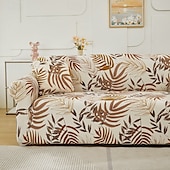 baratos Cobertura de Sofa-capa de sofá estampada capa elástica para sofás em formato de L protetor de móveis elegante e durável ideal para renovar a decoração da sua sala de estar com um design exclusivo