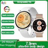abordables Pulseras inteligentes-696 DA09 Reloj inteligente 1.43 pulgada Pulsera inteligente Bluetooth Podómetro Recordatorio de Llamadas Seguimiento del Sueño Compatible con Android iOS Mujer Hombre Llamadas con Manos Libres