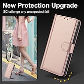 Χαμηλού Κόστους iPhone Θήκες-τηλέφωνο tok Για iPhone 16 iPhone 15 Pro Max Plus iPhone 14 13 12 11 Pro Max Plus Θήκη κάρτας πορτοφολιού Προστατευτικό για όλο το σώμα με λουράκι καρπού Σταντ ποδηλάτου Ρετρό TPU PU δέρμα