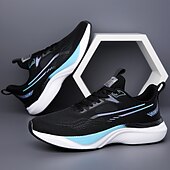 cheap Men&#039;s Sneakers-Men&#039;s Lightweight Breathable White Running Sneakers – Cushioning Athletic Shoes for Outdoor Sports and Fitness