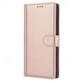 Недорогие Чехлы для Samsung-телефон Кейс для Назначение SSamsung Galaxy S24 S23 S22 S21 Ultra Plus А55 А35 А25 А15 5Г S20 FE S25 Ультра Кошелек для карт Полная защита тела с ремешком с ремешком на запястье Ретро ТПУ Кожа PU