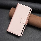 Недорогие Чехлы для Samsung-Чехол для A73 A53 A33 A71 A13 A51 S25 Ultra с подставкой молнией и ремешком на запястье ретро TPU PU кожа