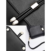 cheap Crossbody Bags-Women&#039;s Faux Leather Crossbody Bags in Black and Burgundy – Elegant Shoulder Bags for Everyday Use and Special Occasions