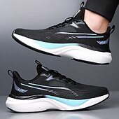 cheap Men&#039;s Sneakers-Men&#039;s Lightweight Breathable White Running Sneakers – Cushioning Athletic Shoes for Outdoor Sports and Fitness