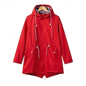 baratos Fleece &amp; Casacos 3 em 1-Mulheres Jaqueta Softshell Jaqueta de Trilha Ao ar livre A Prova de Vento Impermeável Jaqueta leve Jaqueta corta-vento Viajar Preto Amarelo Rosa claro Vermelho Azul Marinho