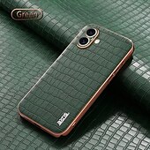 رخيصةأون جرابات آيفون-هاتف غطاء من أجل ايفون 16 آيفون 15 iPhone 14 13 12 11 Pro Max Plus غطاء خلفي غير اصفرار ضد الصدمات مكتب  /  الأعمال نموذج هندسي TPU الطلاء جلد PU