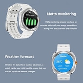ieftine Ceasuri Smart-ceas inteligent 1,45 inch smartwatch fitness ceas alergare bluetooth pedometru memento de apel tracker activitate compatibil cu Android ios femei bărbați standby lung apeluri mâini libere rezistent la apă