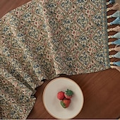 cheap Tablecloth-Tablecloth Decorative and Durable Table Cover Ideal for Dining and Kitchen Tables Perfect for Everyday Use or Special Occasions