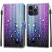 Χαμηλού Κόστους iPhone Θήκες-τηλέφωνο tok Για iPhone 14 13 12 Pro Max Plus iPhone 14 Pro Max iPhone 13 12 Pro Max iPhone 12 Pro Max Πίσω Κάλυμμα με βάση στήριξης με λουράκι καρπού Υποδοχή κάρτας Ρετρό TPU PU δέρμα